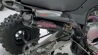 YFZ 450R Rossier Engineering R5 Full Exhaust [upl. by Yesnil864]