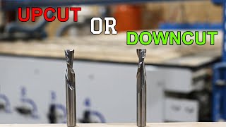 Upcut or Downcut CNC Bits  How and When to Use Them [upl. by Nauqed]