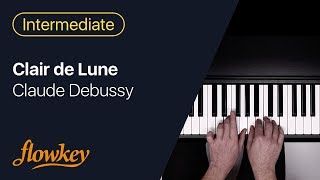 Clair de Lune – Claude Debussy Easy Piano Tutorial [upl. by Giacamo432]