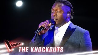 The Knockouts Henry Olonga sings Can You Feel The Love Tonight  The Voice Australia 2019 [upl. by Tronna]