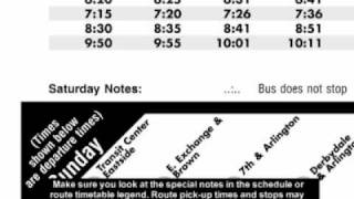 How to Read METRO Bus Schedules [upl. by Beauchamp624]