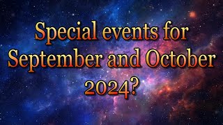 Special Events for September and October 2024  A reading with Crystal Ball and Tarot [upl. by Itsa]