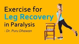 Exercise for Leg Recovery in Paralysis [upl. by Thurnau673]