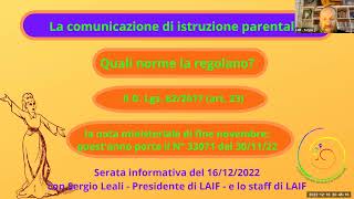 La comunicazione di istruzione parentale per il 2023 [upl. by Dymoke]