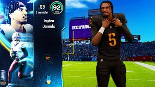 92 Jayden Daniels is the BEST QB in Madden 25 [upl. by Yttap266]