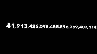 4 septillion to 1 octillion almost until 1 decillion [upl. by Milore]