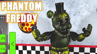 FNAF 1 1992 BRANCH RP How to get PHANTOM FREDDY Morph and Badge Roblox [upl. by Adnamar]