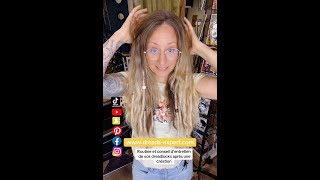 Conseils pour lentretien de vos dreadlocks après une création [upl. by Garber159]