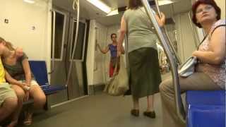 Another ride on the subway  Bucharest Romania part 2 of 3 [upl. by Ahsinaj]