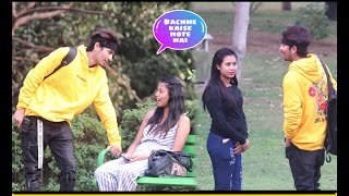 EPIC  Prank on girls  vishal goswami baba [upl. by Riamo]