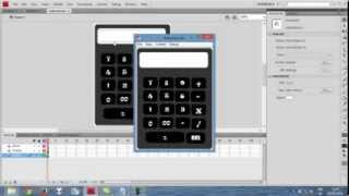 TutorialCara Membuat Kalkulator Dengan Flash [upl. by Nuahs853]