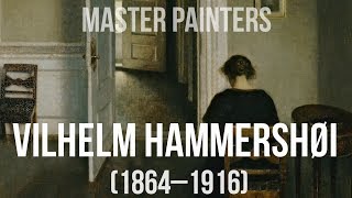 Vilhelm Hammershøi 1864–1916 A collection of paintings 4K [upl. by Juback]