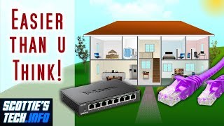 No more WiFi How to wire your house for Internet [upl. by Airat]