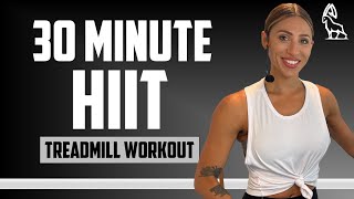 30 MINUTE HIIT TREADMILL RUN WITH RACHAEL [upl. by Graniela876]