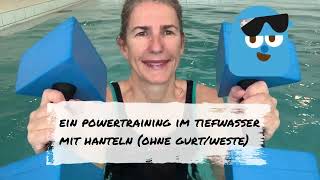 Aquafitness workout mit Hanteln [upl. by Yaja]