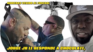 JORGE JR RESPONDE A CHOCOLATE MC POR HABLAR DEL FUNERAL DEL TAIGER [upl. by Enorahs]