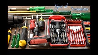 Types of Screwdrivers and their uses  DIY Tools [upl. by Buffum]