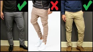 5 YOUNG MENS Style Tips  How To Wear Chinos BETTER Than All Of Your Friends [upl. by Clemen]