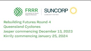 Suncorp Rebuilding Futures Grantseeker Webinar 2024 [upl. by Atil]