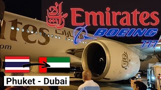 Trip Report  Emirates B777  Phuket  Dubai [upl. by Kostman]