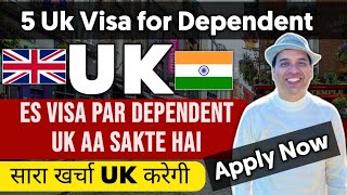 5 UK VISA FOR Dependent  UK Dependent Visa  UK Visa [upl. by Ayikin]