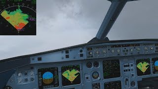 REX Sky Force 3D  Bad Weather Arrival into CologneBonn FSXDX10 [upl. by Fiertz]