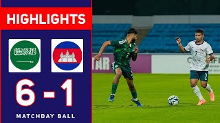 HIGHLIGHTS  Saudi Arabia vs Cambodia 61  AFC U23 Asian Cup 2023 [upl. by Ramon]