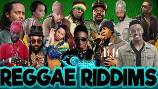 2015 2018 Best Of Reggae Riddims Tarrus RileyJah CureRomain VirgoBusy SignalAlaineChris Martin [upl. by Molton]