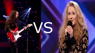 Fantasy Match up Faela Van Deyzen faelamayflowerofficial vs Janet Devlin janetdevlinofficial [upl. by Pironi]