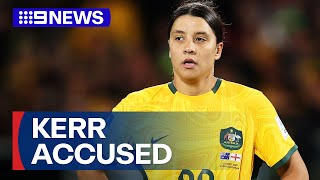 Matildas captain Sam Kerr to face trial over racial harassment allegation  9 News Australia [upl. by Murrell788]