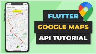 Flutter Google Maps API Tutorial  Markers Polylines amp Directions API [upl. by Karleen]