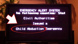 5 Scariest Amber Alerts Interruptions On TV [upl. by Ron]