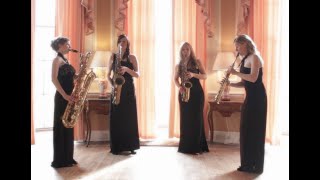 The Arrival of the Queen of Sheba by George Frideric Handel Marici Saxes  Saxophone quartet [upl. by Neely]