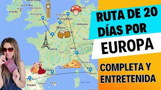 Completa RUTA DE 20 DÍAS por EUROPA ¡Los mejores tips [upl. by Aynotan452]