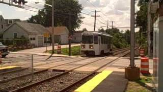 Leamy Av Station SEPTA Route 101 Trolley Springfield PA [upl. by Jacinthe275]