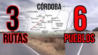 3 RUTAS  6 PUEBLOS  CORDOBA  en moto por Argentina [upl. by Ardnuhsed]