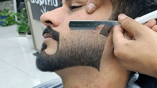 BEST 👍 BEARD 🔥 STYLES FOR MEN  BEARD BARBER STYLE  Dari Cutting Style 3023 [upl. by Mandelbaum696]