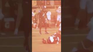 Texas Longhorn Quandre Diggs had a HUGE hit on Texas Techs QB Patrick Mahomes [upl. by Pentheas921]