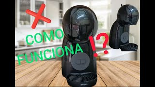 🔴☕🍩 Funcionamiento cafetera DOLCE GUSTO PICCOLO XS Nescafe  Como encenderlausarlalimpieza [upl. by Akem]