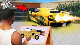 Franklin Search The Fastest Booster Super Car With The Help Of Using Magical Painting In Gta V [upl. by Tiffa]