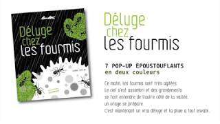 Déluge chez les fourmis  ElmoDie  Livre popup [upl. by Mauldon]