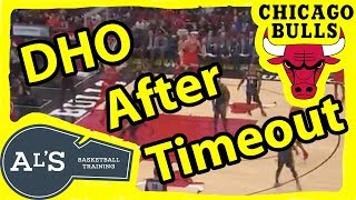 Chicago Bulls DHO ATO Basketball Play  Quick Hitting Basketball Play [upl. by Ailaham]