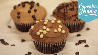 How to make Perfect Chocolate Buttercream  Cupcake Jemma [upl. by Perla]