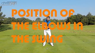 ELBOW POSITION IN THE GOLF SWING [upl. by Melville]