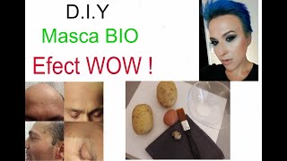 DIY Masca BIO cu Efect WOW  Mihalcea Manuela [upl. by Ecnarretal]