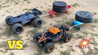 ZD Racing DBX 10 vs JLB Cheetah RC Car  Remote Control Car  RC Car Off Road [upl. by Merwyn]