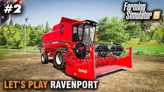 Lets Play Farming Simulator 19 Ravenport 2 First Harvest [upl. by Gonzales]