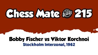 Bobby Fischer vs Viktor Korchnoi • Stockholm Interzonal 1962 [upl. by Pavkovic21]