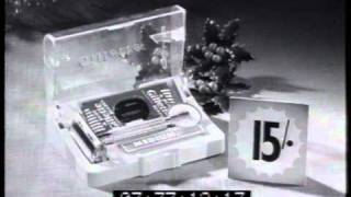 Gillette Xmas 1960 TV commercial [upl. by Atteuqcaj]