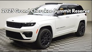 Walkaround 2025 Bright White Jeep Grand Cherokee Summit Reserve [upl. by Rosanne384]